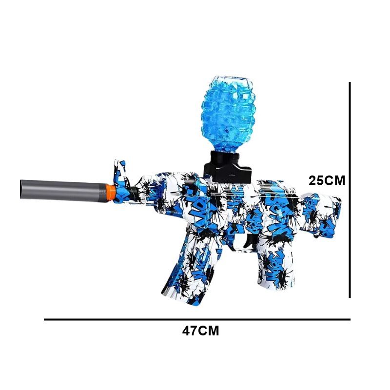 Arma Pistola Lançador de Bolinha de Gel Recarregável AK 47