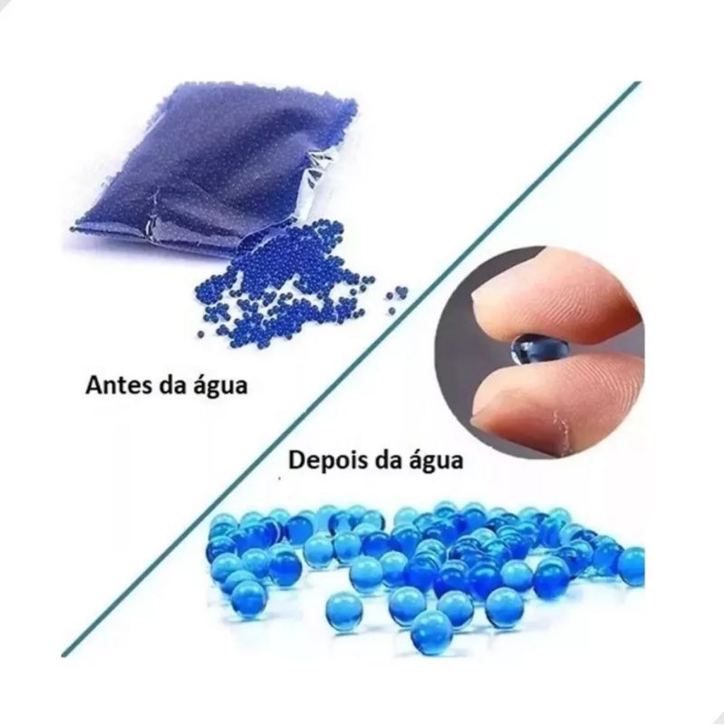 Arma Pistola Lançador de Bolinha de Gel Recarregável AK 47