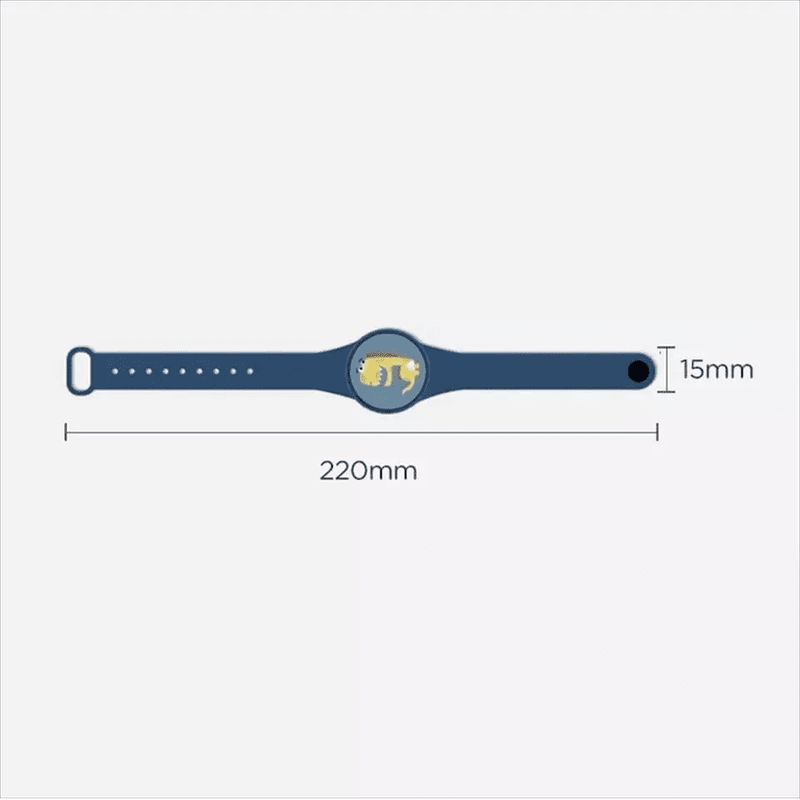 Pulseira Repelente Infantil Proteção Anti Mosquito Led